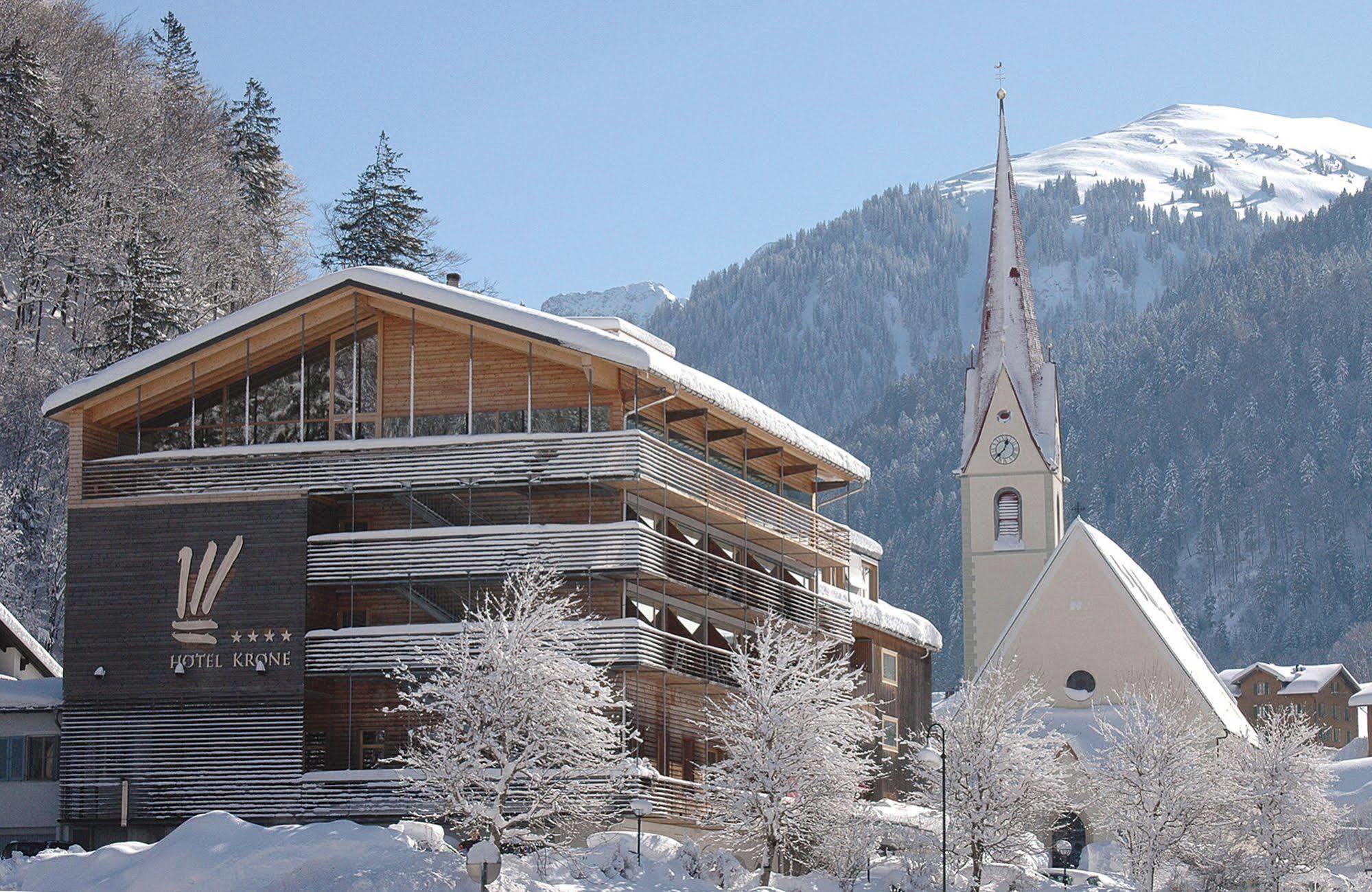 Hotel Krone In Au Au (Vorarlberg) المظهر الخارجي الصورة